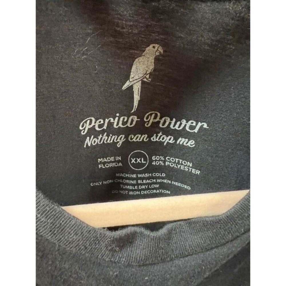 Make It Rain Shirt Perico Power Adult 2XL Black Short Sleeve Pullover‎ Tee Mens - Picture 5 of 9